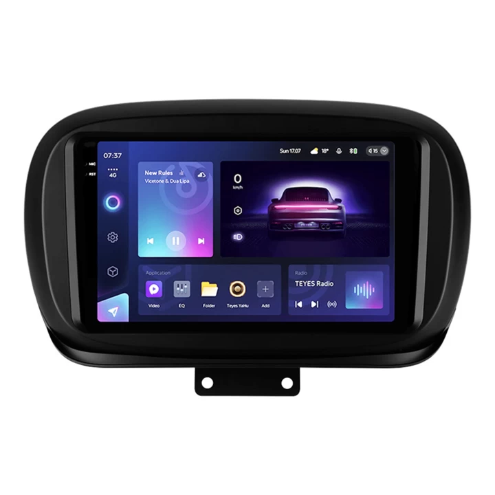 Navigatie Auto Teyes CC3 2K Fiat 500X 2014-2018 4+32GB 9.5" QLED Octa-core 2Ghz Android 4G Bluetooth 5.1 DSP