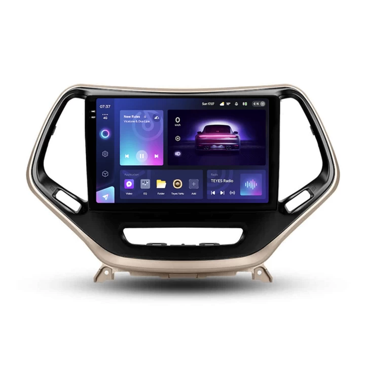 Navigatie Auto Teyes CC3 2K Jeep Cherokee 5 2015-2018 6+128GB 10.36" QLED Octa-core 2Ghz, Android 4G Bluetooth 5.1 DSP