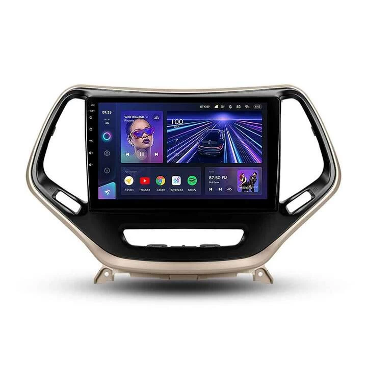 Navigatie Auto Teyes CC3 360° Jeep Cherokee 5 2015-2018 6+128GB 10.2" QLED Octa-core 1.8Ghz, Android 4G Bluetooth 5.1 DSP