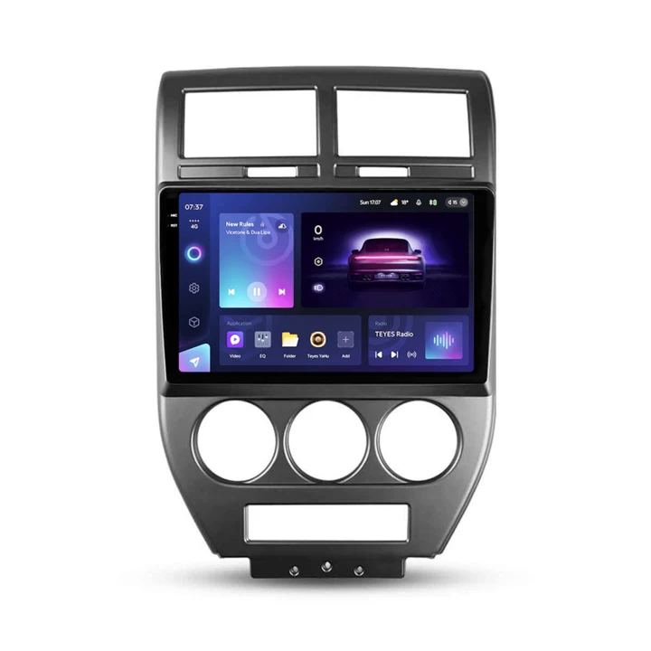 Navigatie Auto Teyes CC3 2K Jeep Compass 1 2006-2010 6+128GB 10.36" QLED Octa-core 2Ghz, Android 4G Bluetooth 5.1 DSP