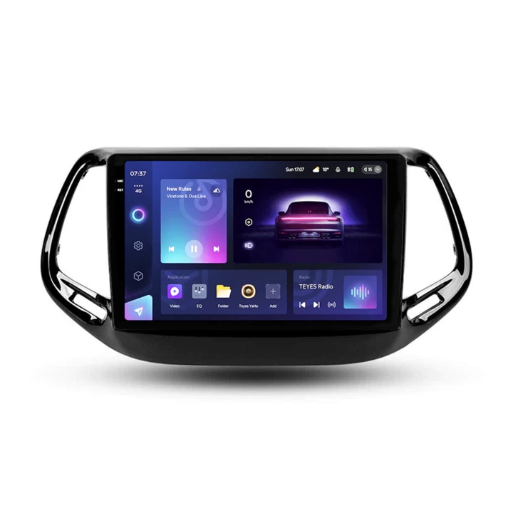 Navigatie Auto Teyes CC3 2K Jeep Compass 2 2016-2018 6+128GB 10.36" QLED Octa-core 2Ghz, Android 4G Bluetooth 5.1 DSP