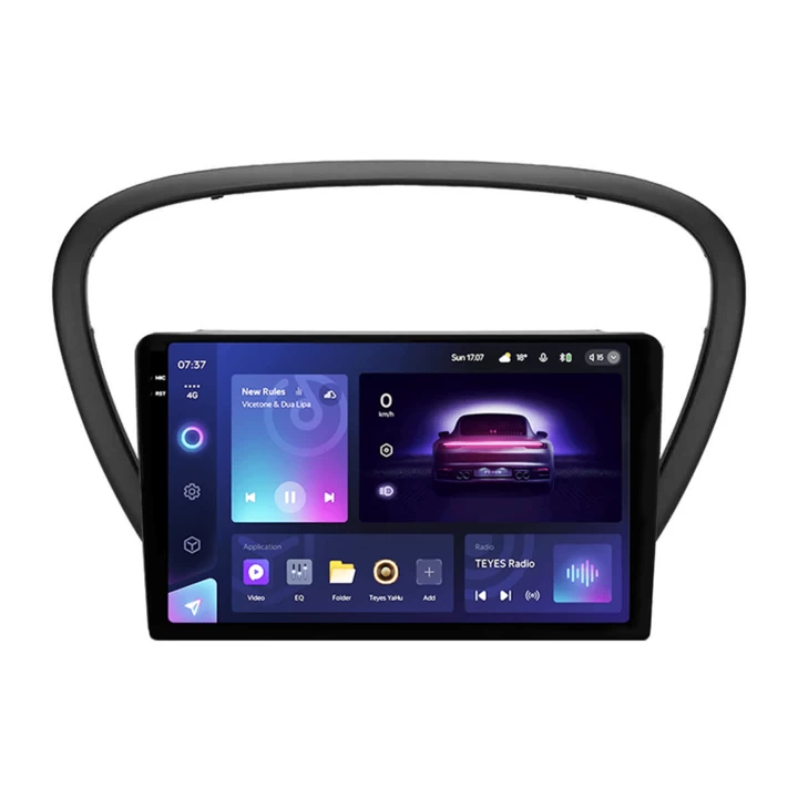 Navigatie Auto Teyes CC3 2K Peugeot 607 2004-2010 4+32GB 9.5" QLED Octa-core 2Ghz Android 4G Bluetooth 5.1 DSP