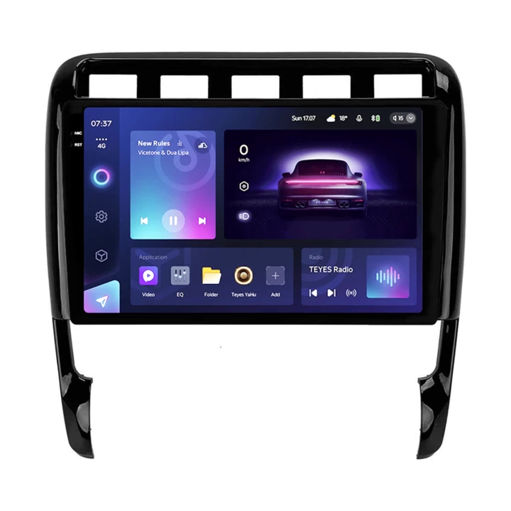 Navigatie Auto Teyes CC3 2K Porsche Cayenne 2002-2010 4+32GB 9.5" QLED Octa-core 2Ghz Android 4G Bluetooth 5.1 DSP