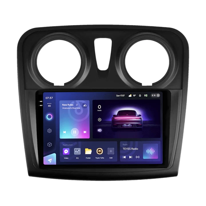 Navigatie Auto Teyes CC3 2K Dacia Logan 2 2012-2016 4+32GB 9.5" QLED Octa-core 2Ghz Android 4G Bluetooth 5.1 DSP