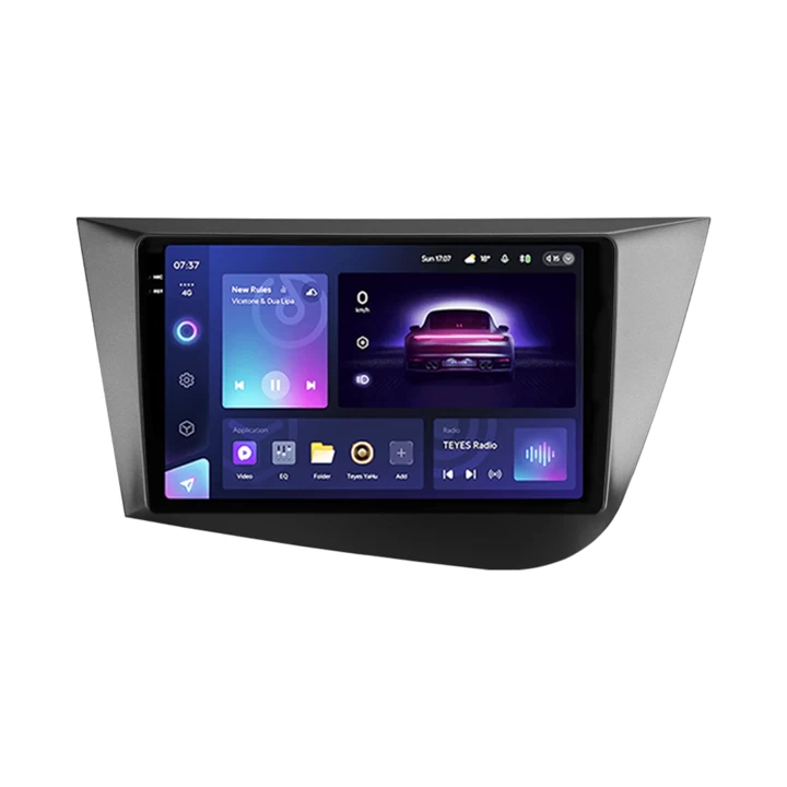 Navigatie Auto Teyes CC3 2K Seat Leon 2 2005-2012 4+32GB 9.5" QLED Octa-core 2Ghz Android 4G Bluetooth 5.1 DSP