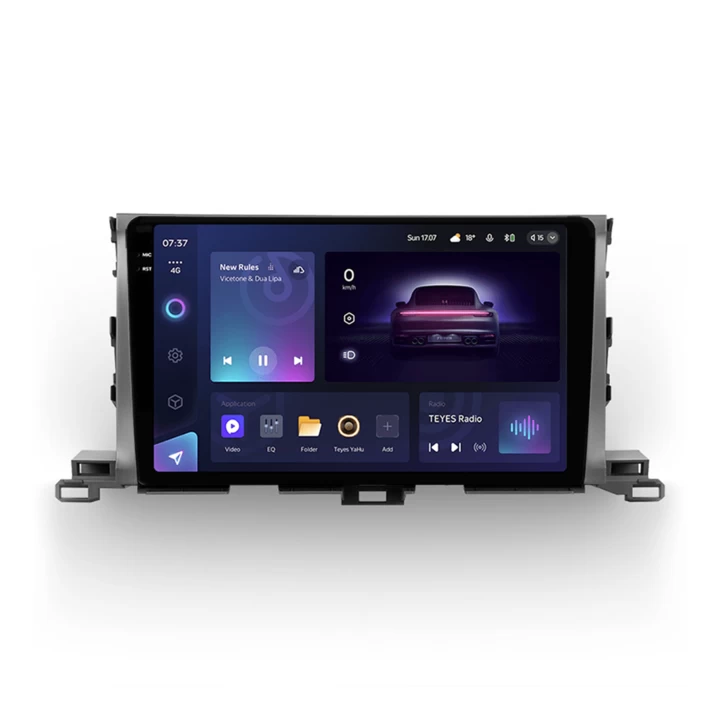Navigatie Auto Teyes CC3 2K Toyota Highlander 3 2013-2018 4+32GB 10.36" QLED Octa-core 2Ghz Android 4G Bluetooth 5.1 DSP