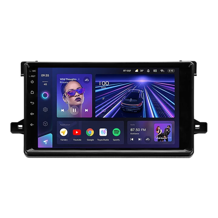Navigatie Auto Teyes CC3 2K Toyota Prius XW50 2015-2020 4+32GB 9.5" QLED Octa-core 2Ghz Android 4G Bluetooth 5.1 DSP