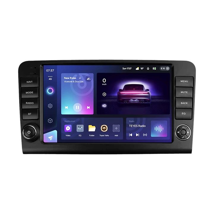 Navigatie Auto Teyes CC3 2K Mercedes-Benz ML W164 2006-2011 4+32GB 9.5" QLED Octa-core 2Ghz Android 4G Bluetooth 5.1 DSP
