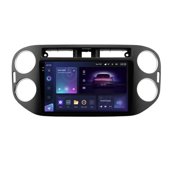 Navigatie Auto Teyes CC3 2K Volkswagen Tiguan 1 2006-2016 4+32GB 9.5" QLED Octa-core 2Ghz Android 4G Bluetooth 5.1 DSP