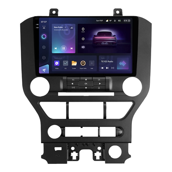 Navigatie Auto Teyes CC3 2K 360 Ford Mustang 6 2015-2023 6+128GB 9.5" QLED Octa-core 2Ghz Android 4G Bluetooth 5.1 DSP