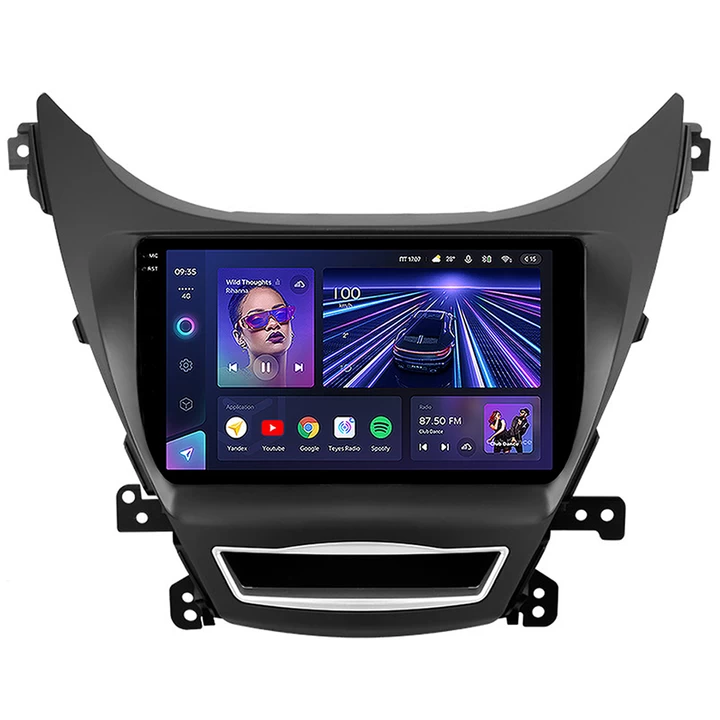Navigatie Auto Teyes CC3 2K 360° Hyundai Elantra 5 2010-2016 6+128GB 9.5" QLED Octa-core 2Ghz, Android 4G Bluetooth 5.1 DSP