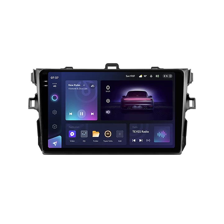Navigatie Auto Teyes CC3 2K 360° Toyota Corolla 10 2006-2013 6+128GB 9.5" QLED Octa-core 2Ghz, Android 4G Bluetooth 5.1 DSP