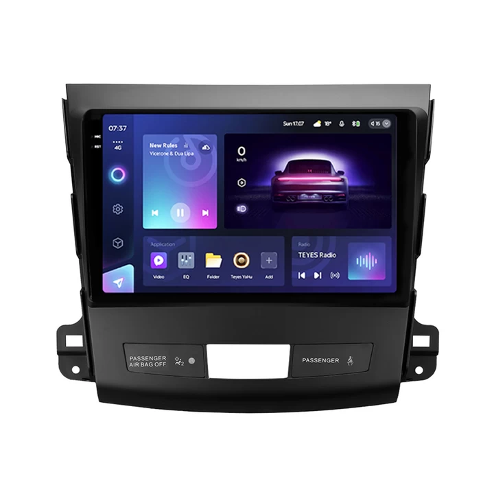 Navigatie Auto Teyes CC3 2K Citroen C-Crosser 2007-2012 4+32GB 9.5" QLED Octa-core 2Ghz Android 4G Bluetooth 5.1 DSP