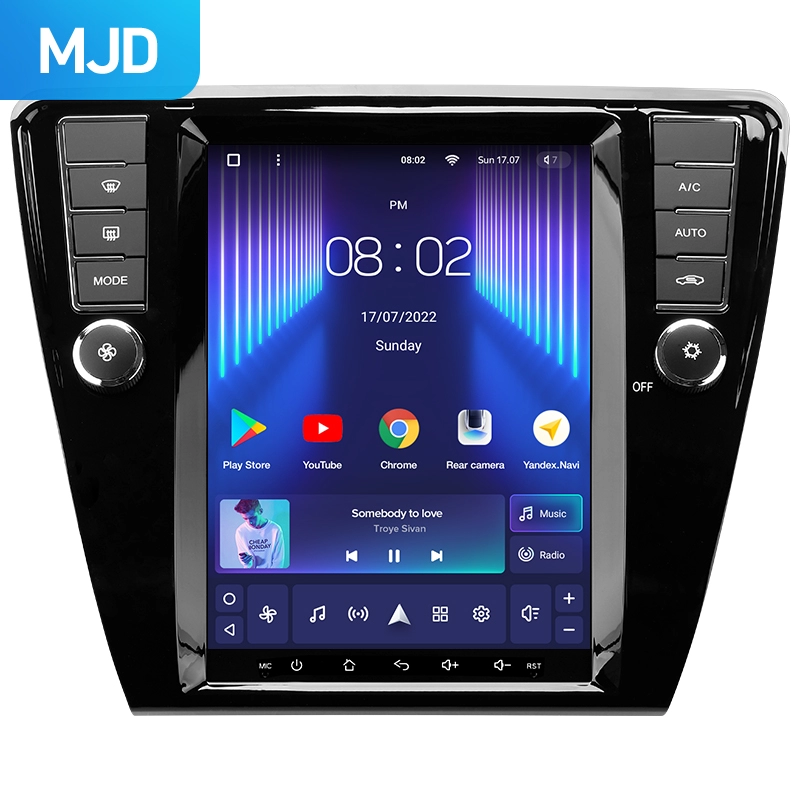 Navigatie Auto Teyes Tip Tesla TPRO 2 Skoda Octavia 3 2013-2018 4+64GB 9.7" QLED Octa-core 1.8Ghz, Android 4G Bluetooth 5.1 DSP
