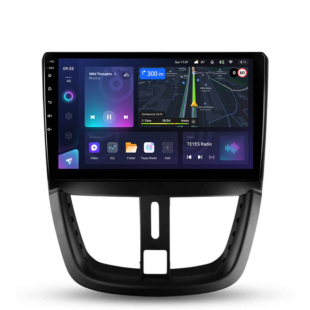 Navigatie Auto Teyes CC3L WiFi Peugeot 207 2006-2015 2+32GB 9" IPS Quad-core 1.3Ghz, Android Bluetooth 5.1 DSP