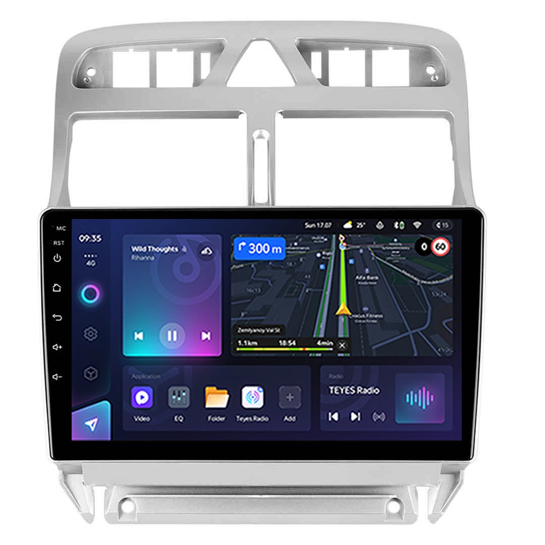 Navigatie Auto Teyes CC3L WiFi Peugeot 307 2001-2008 2+32GB 9" IPS Quad-core 1.3Ghz, Android Bluetooth 5.1 DSP