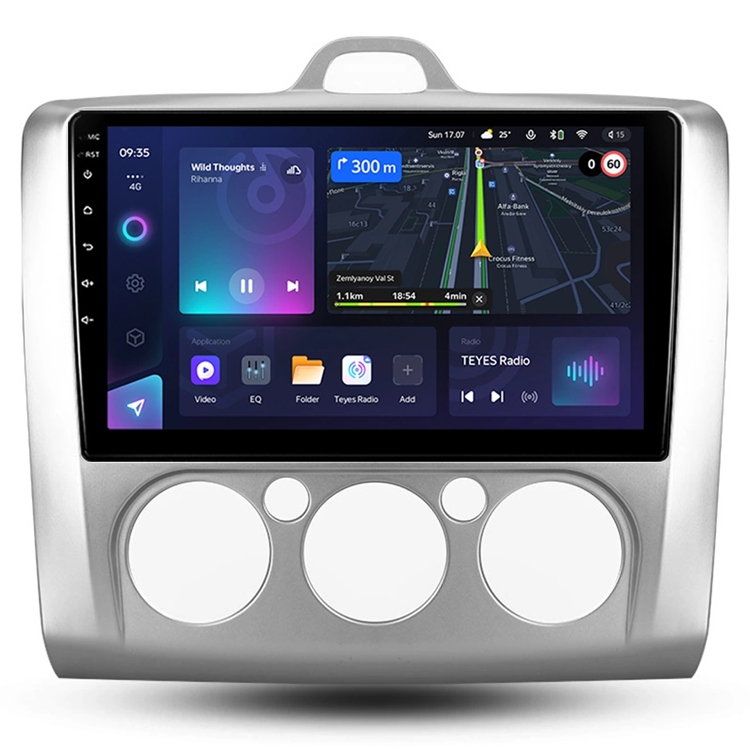 Navigatie Auto Teyes CC3L WiFi Ford Focus 2 2005-2010 2+32GB 9" IPS Quad-core 1.3Ghz, Android Bluetooth 5.1 DSP