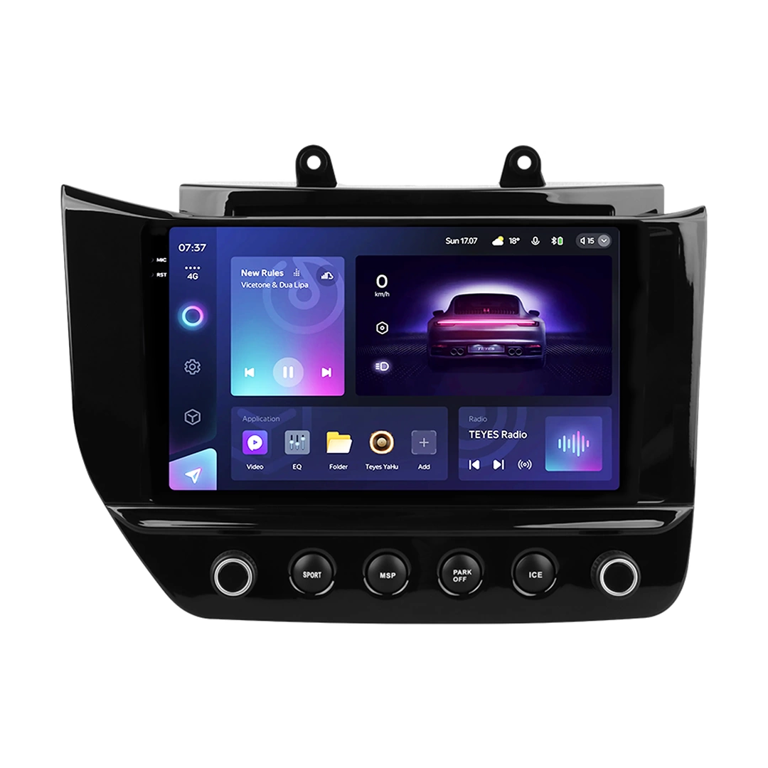 Navigatie Auto Teyes CC3 2K Maserati GranTurismo 2007-2019 4+32GB 9.5" QLED Octa-core 2Ghz, Android 4G Bluetooth 5.1 DSP