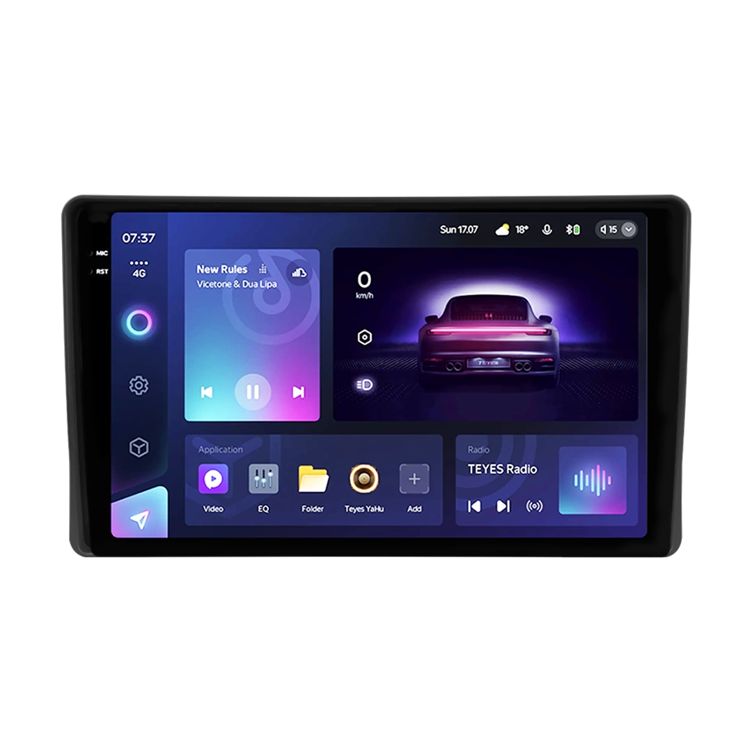 Navigatie Auto Teyes CC3 2K Fiat Panda 2003-2012 4+32GB 9.5" QLED Octa-core 2Ghz, Android 4G Bluetooth 5.1 DSP