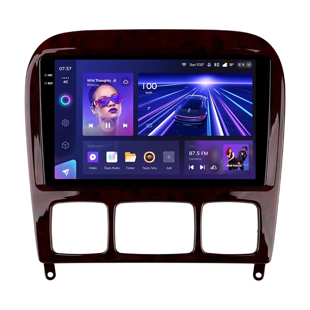 Navigatie Auto Teyes CC3 2K Mercedes-Benz S Class W220 1998-2005 6+128GB 9.5" QLED Octa-core 2Ghz, Android 4G Bluetooth 5.1 DSP