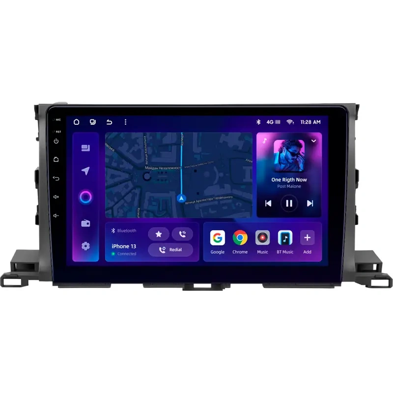 Navigatie Auto MOSS M2 Toyota Highlander 3 2013-2018 4+64GB 10" IPS Octa-core 1.6Ghz, Android 4G Bluetooth 5.1 DSP
