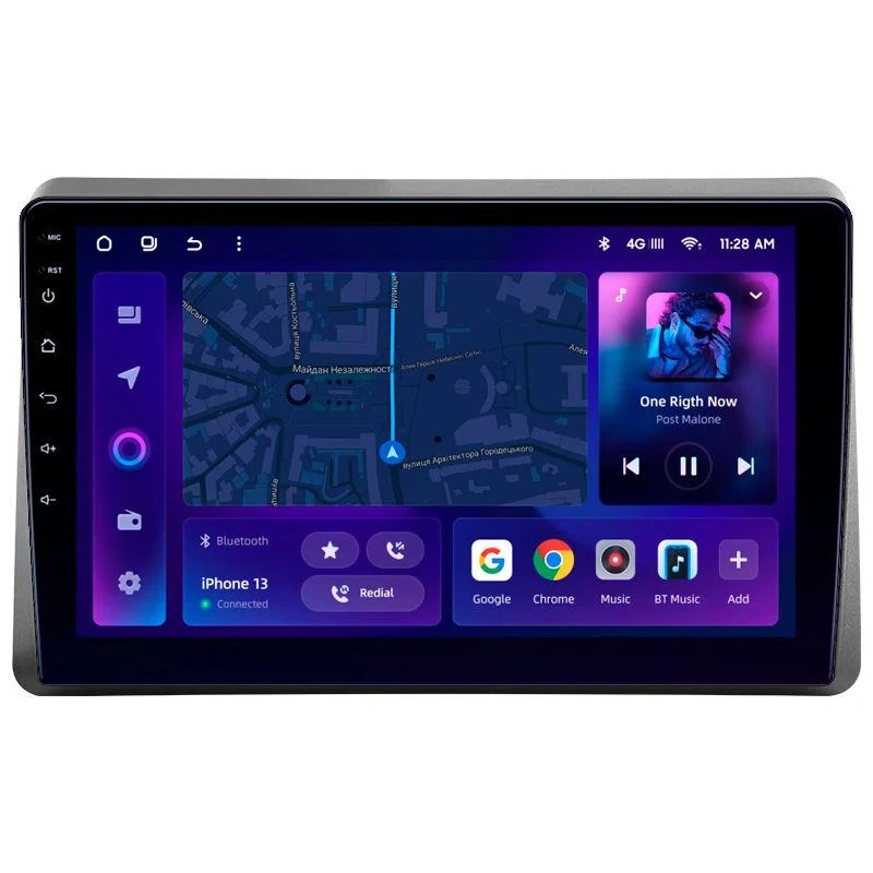 Navigatie Auto MOSS M2 Renault Master 2019-2022 4+64GB 10" IPS Octa-core 1.6Ghz, Android 4G Bluetooth 5.1 DSP