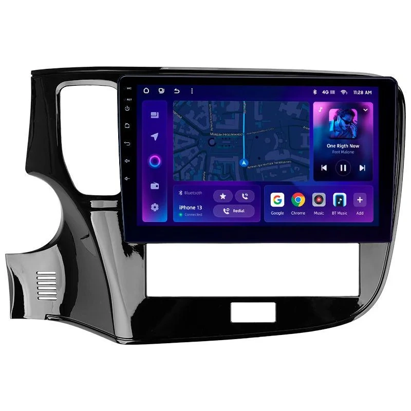 Navigatie Auto MOSS M2 Mitsubishi Outlander 3 2018-2021 4+32GB 10" IPS Octa-core 1.6Ghz, Android 4G Bluetooth 5.1 DSP