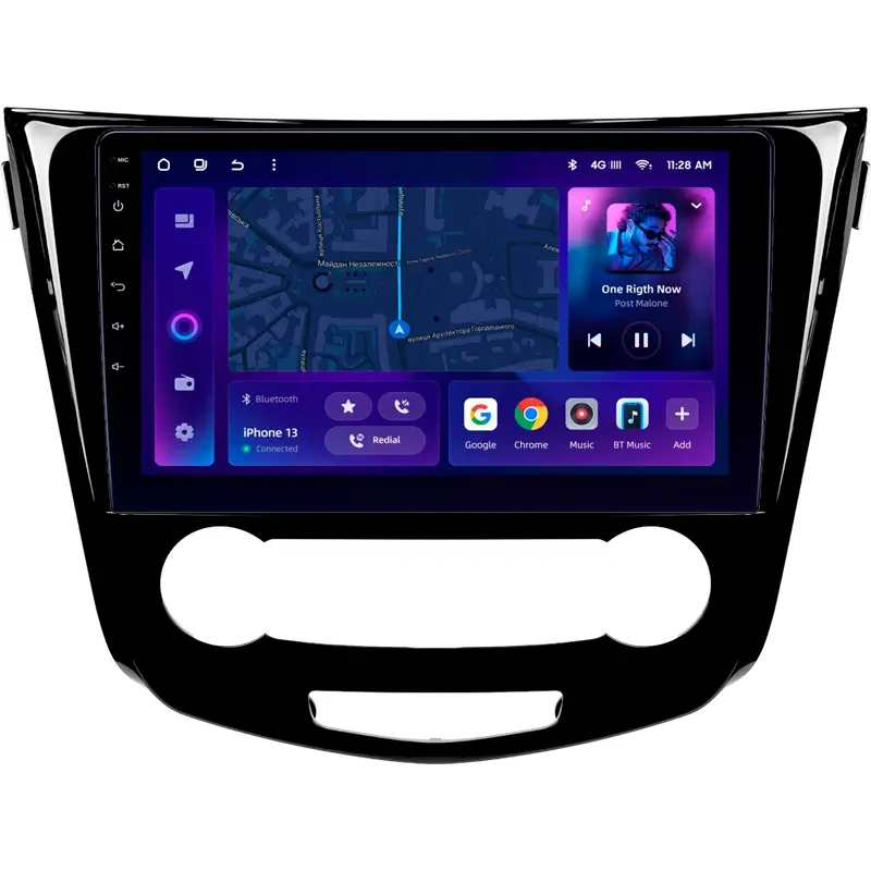 Navigatie Auto MOSS M2 Nissan X Trail 3 T32 2013-2017 4+64GB 10" IPS Octa-core 1.6Ghz, Android 4G Bluetooth 5.1 DSP