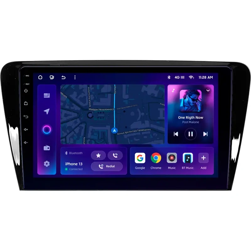 Navigatie Auto MOSS M2 Skoda Octavia 3 2013-2018 4+32GB 10" IPS Octa-core 1.6Ghz, Android 4G Bluetooth 5.1 DSP