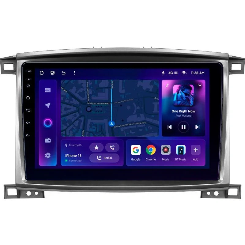Navigatie Auto MOSS M2 Toyota Land Cruiser LC J100 2002-2007 4+32GB 10" IPS Octa-core 1.6Ghz, Android 4G Bluetooth 5.1 DSP