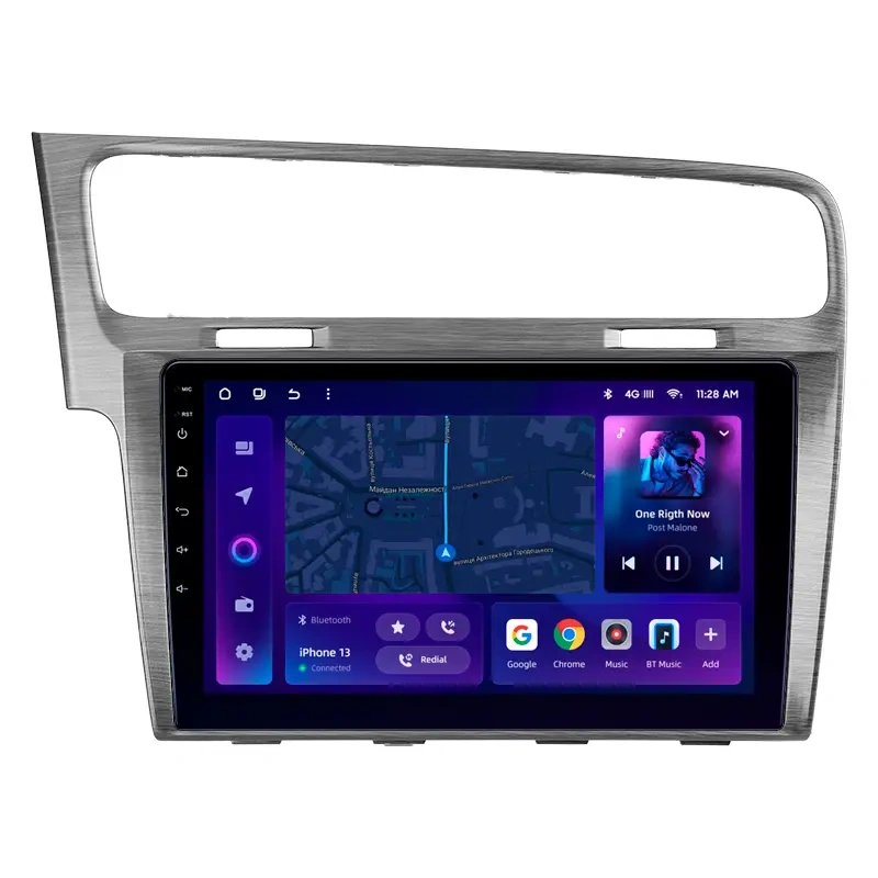 Navigatie Auto MOSS M2 Volkswagen Golf 7 2012-2020 4+32GB 10" IPS Octa-core 1.6Ghz, Android 4G Bluetooth 5.1 DSP