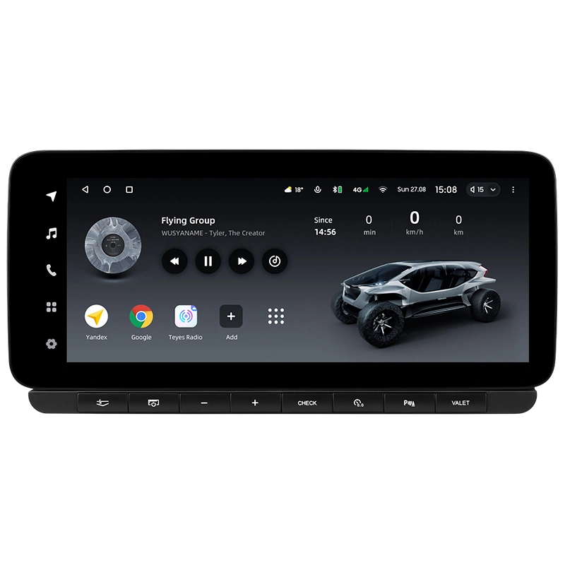 Navigatie Auto Teyes Lux One Audi A6 C6 2004-2011 4+32GB 12.3" IPS Octa-core 2Ghz, Android 4G Bluetooth 5.1 DSP