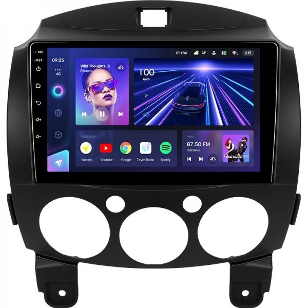 Navigatie Auto Teyes CC3L WiFi Mazda Demio 2007-2014 2+32GB 9" IPS Quad-core 1.3Ghz, Android Bluetooth 5.1 DSP