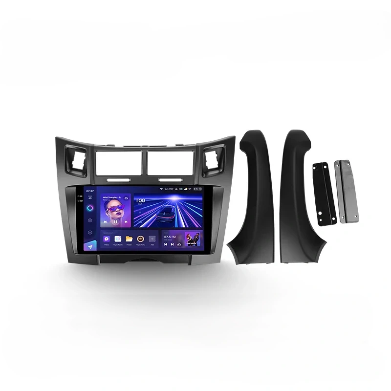 Navigatie Auto Teyes CC3 2K Toyota Yaris 2005-2012 4+32GB 9.5" QLED Octa-core 2Ghz, Android 4G Bluetooth 5.1 DSP