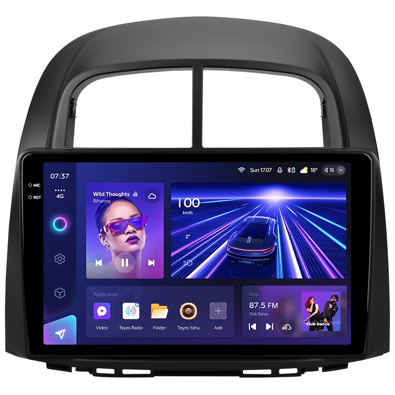 Navigatie Auto Teyes CC3 2K Toyota Passo XC10 2004-2010 6+128GB 10.36" QLED Octa-core 2Ghz, Android 4G Bluetooth 5.1 DSP