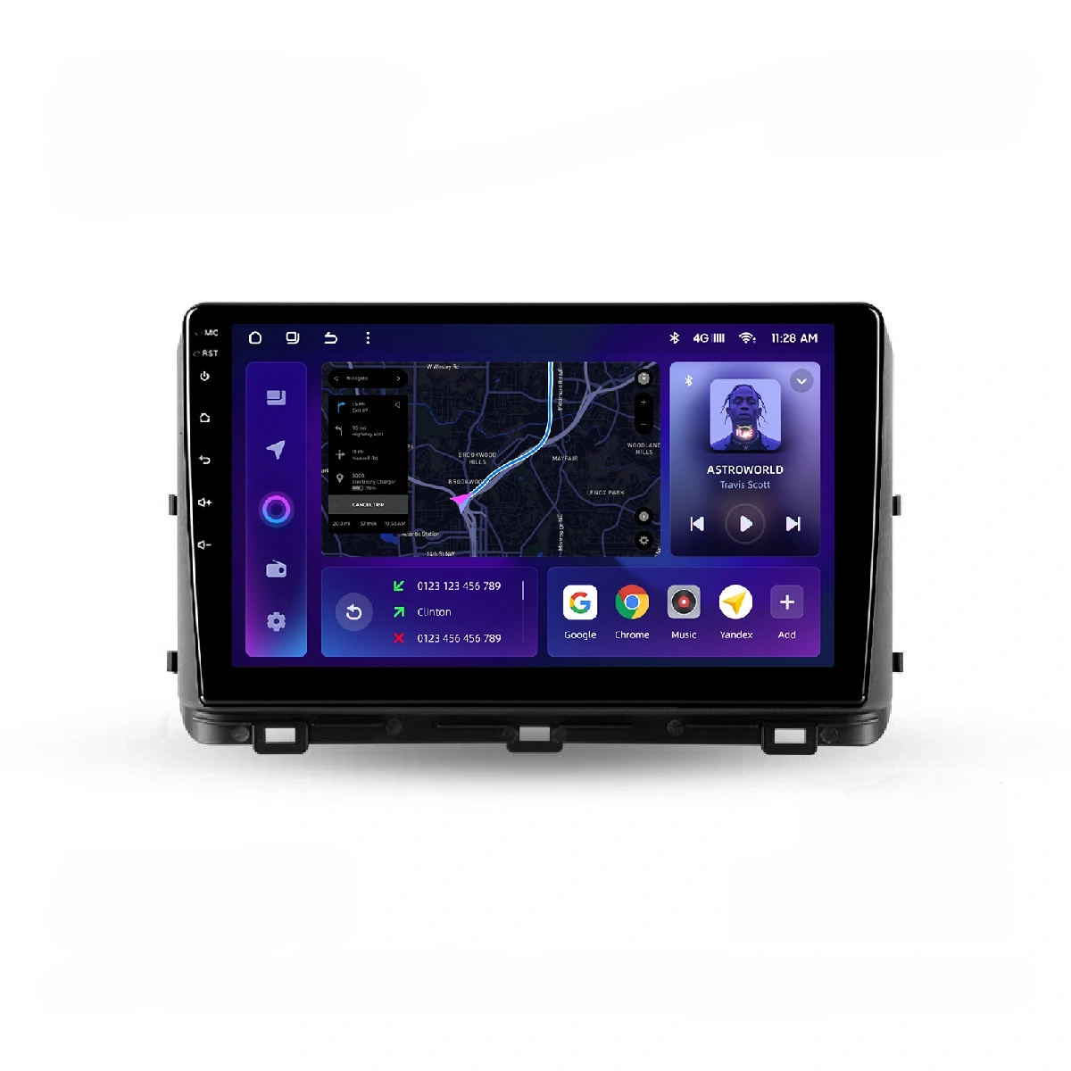 Navigatie Auto MOSS M2 Kia Ceed 3 2018-2022 4+64GB 10" IPS Octa-core 1.6Ghz, Android 4G Bluetooth 5.1 DSP