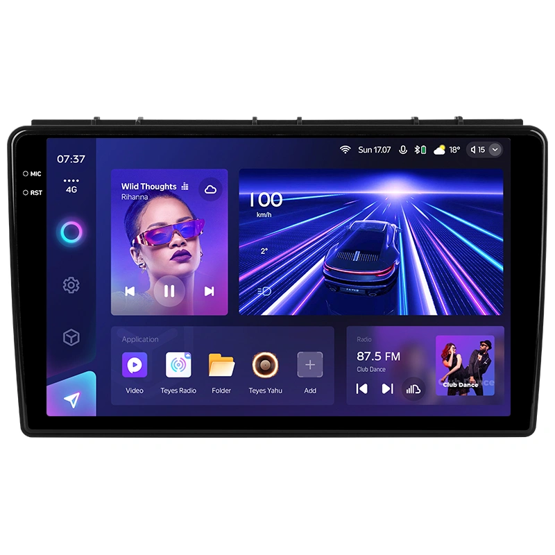 Navigatie Auto Teyes CC3 2K 360° Saab 9-3 2007-2014 6+128GB 9.5" QLED Octa-core 2Ghz, Android 4G Bluetooth 5.1 DSP