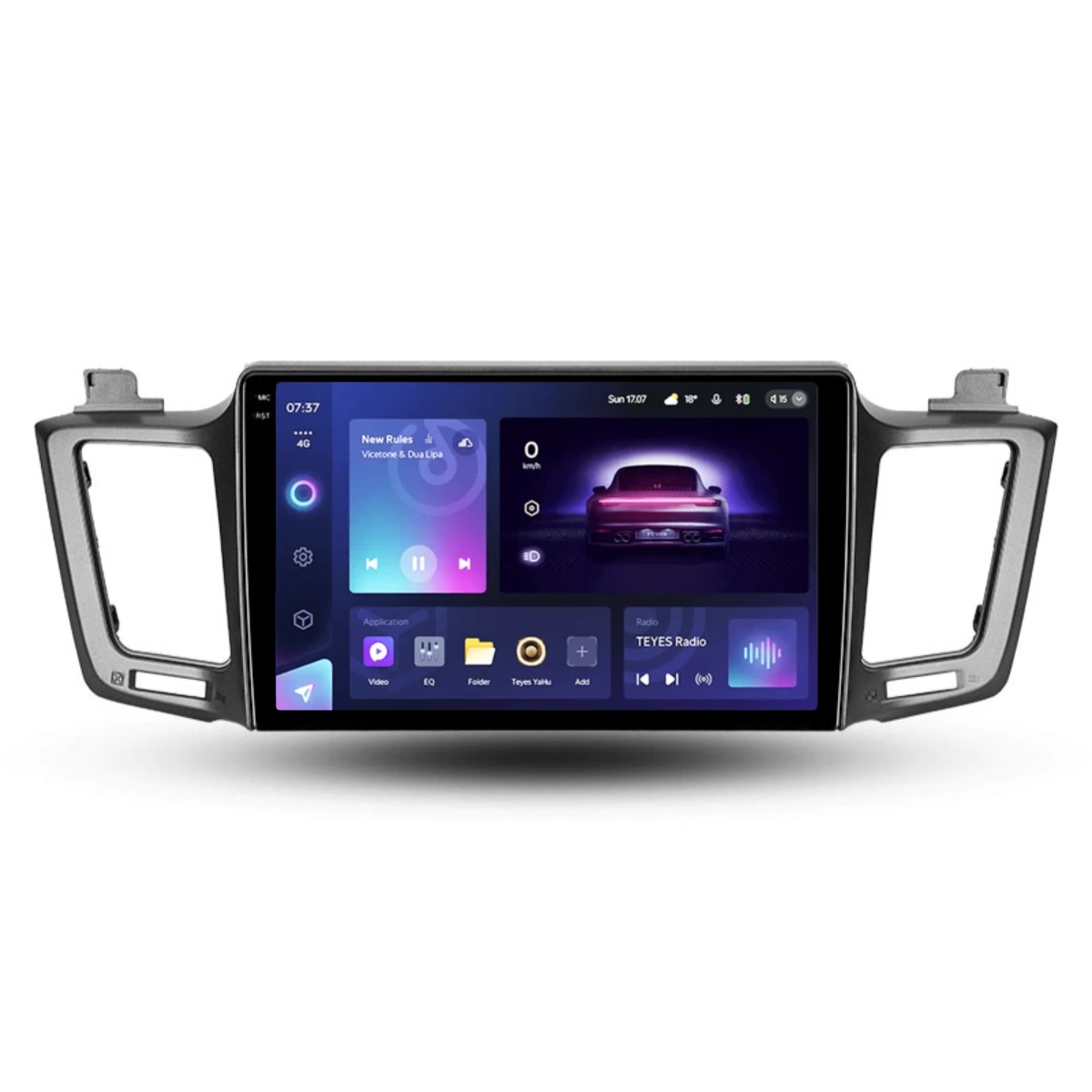 Navigatie Auto Teyes CC3 2K Toyota RAV4 XA50 2019-2023 6+128GB 10.36" QLED Octa-core 2Ghz, Android 4G Bluetooth 5.1 DSP