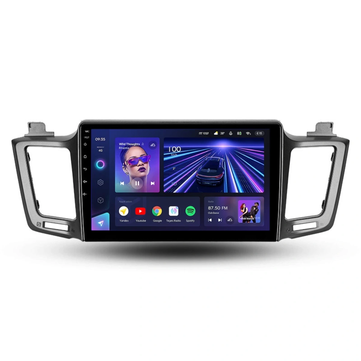 Navigatie Auto Teyes CC3 360° Toyota RAV4 XA50 2019-2023 6+128GB 10.2" QLED Octa-core 1.8Ghz, Android 4G Bluetooth 5.1 DSP