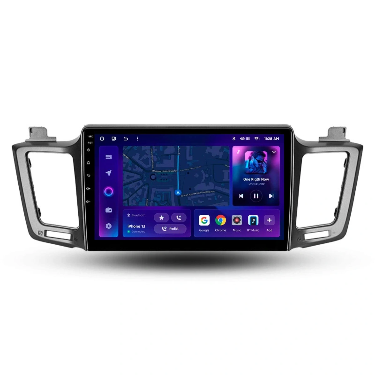 Navigatie Auto MOSS M2 Toyota RAV4 XA50 2019-2023 4+32GB 10" IPS Octa-core 1.6Ghz, Android 4G Bluetooth 5.1 DSP