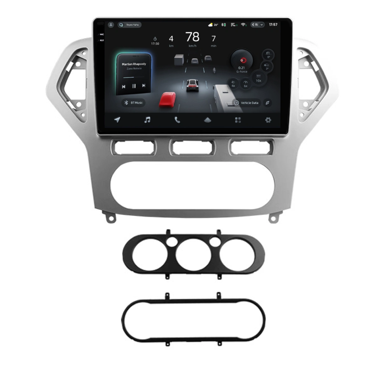 Navigatie Auto cu Asistenta AI Teyes CC4 PRO Ford Mondeo 3 2007-2014 8+128GB 10.36" QLED, Android 13, 5G, 7.1 DSP, CarPlay