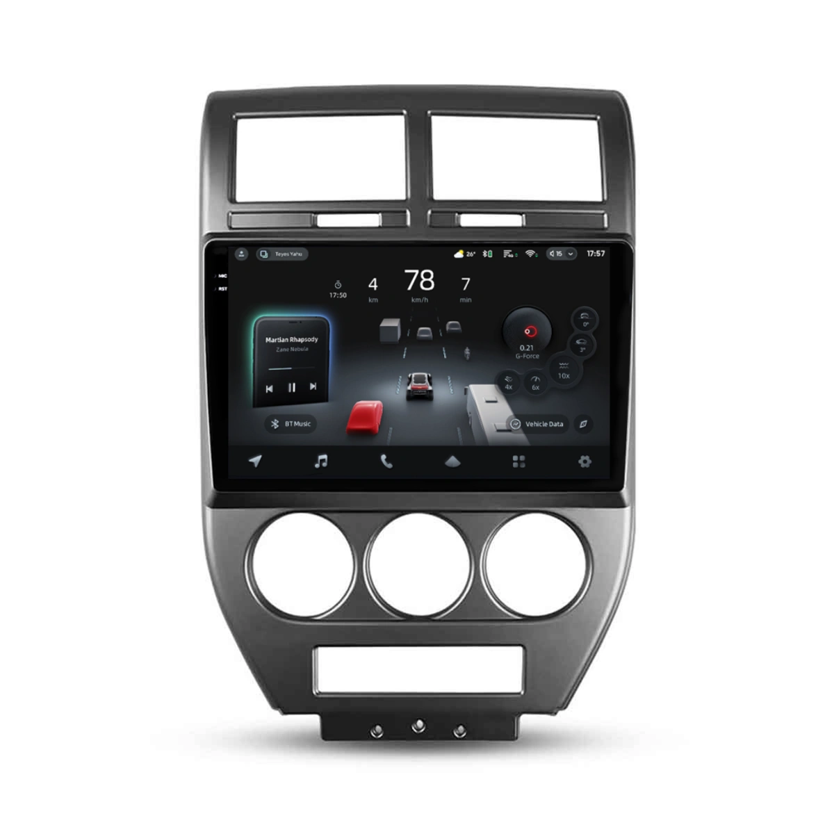 Navigatie Auto cu Asistenta AI Teyes CC4 PRO Jeep Compass 1 2006-2010 8+128GB 10.36" QLED, Android 13, 5G, 7.1 DSP, CarPlay