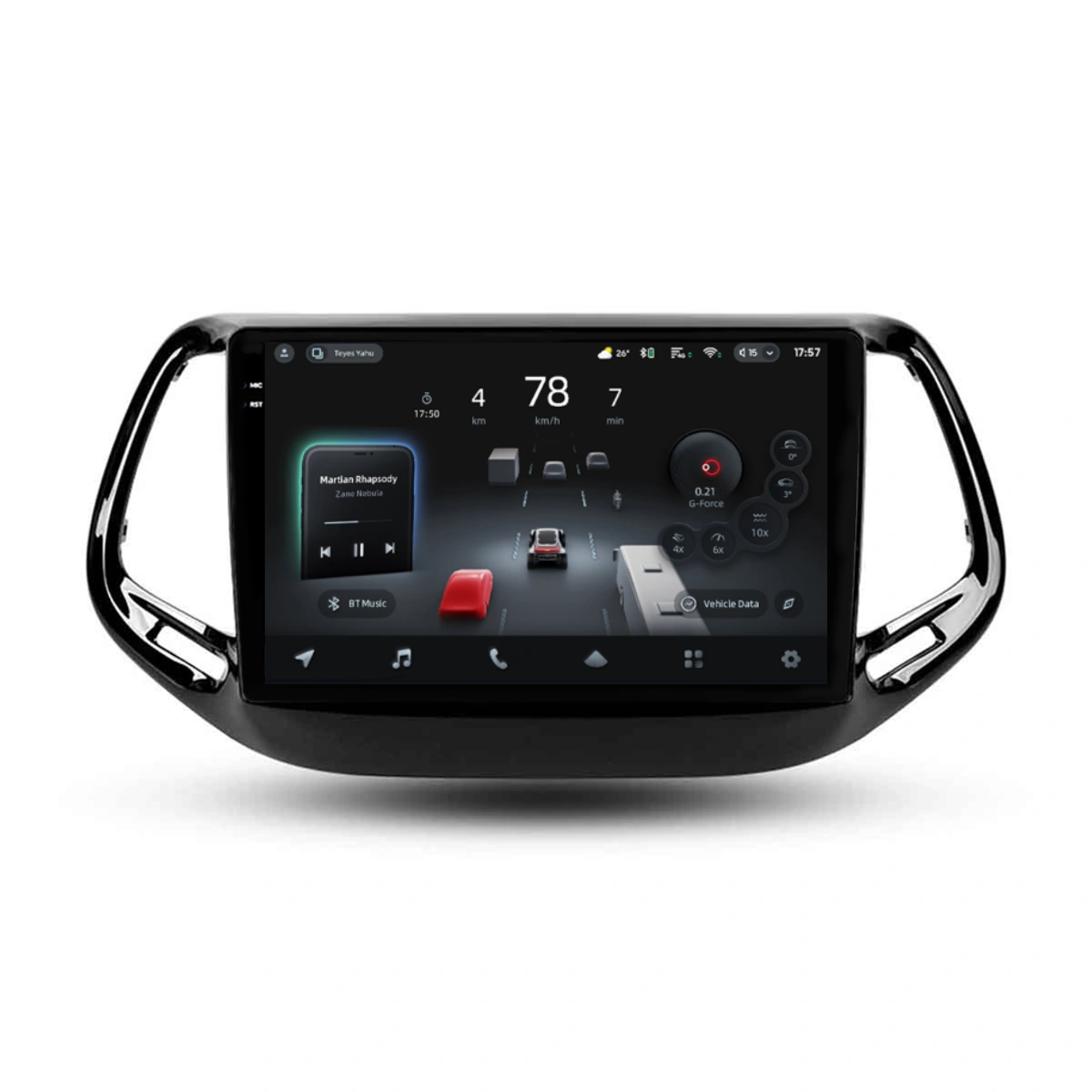 Navigatie Auto cu Asistenta AI Teyes CC4 PRO Jeep Compass 2 2016-2018 8+128GB 10.36" QLED, Android 13, 5G, 7.1 DSP, CarPlay