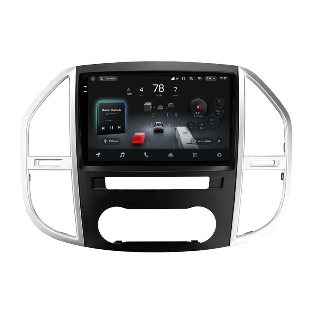 Navigatie Auto cu Asistenta AI Teyes CC4 PRO Mercedes-Benz Vito 3 2014-2023 8+128GB 10.36" QLED, Android 13, 5G, 7.1 DSP, CarPlay