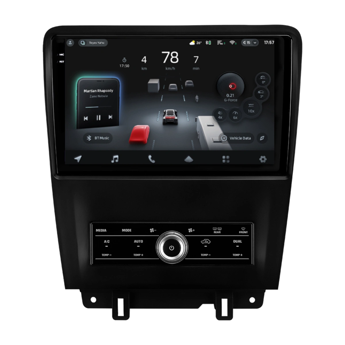 Navigatie Auto cu Asistenta AI Teyes CC4 PRO Ford Mustang 5 2005-2014 8+128GB 10.36" QLED, Android 13, 5G, 7.1 DSP, CarPlay