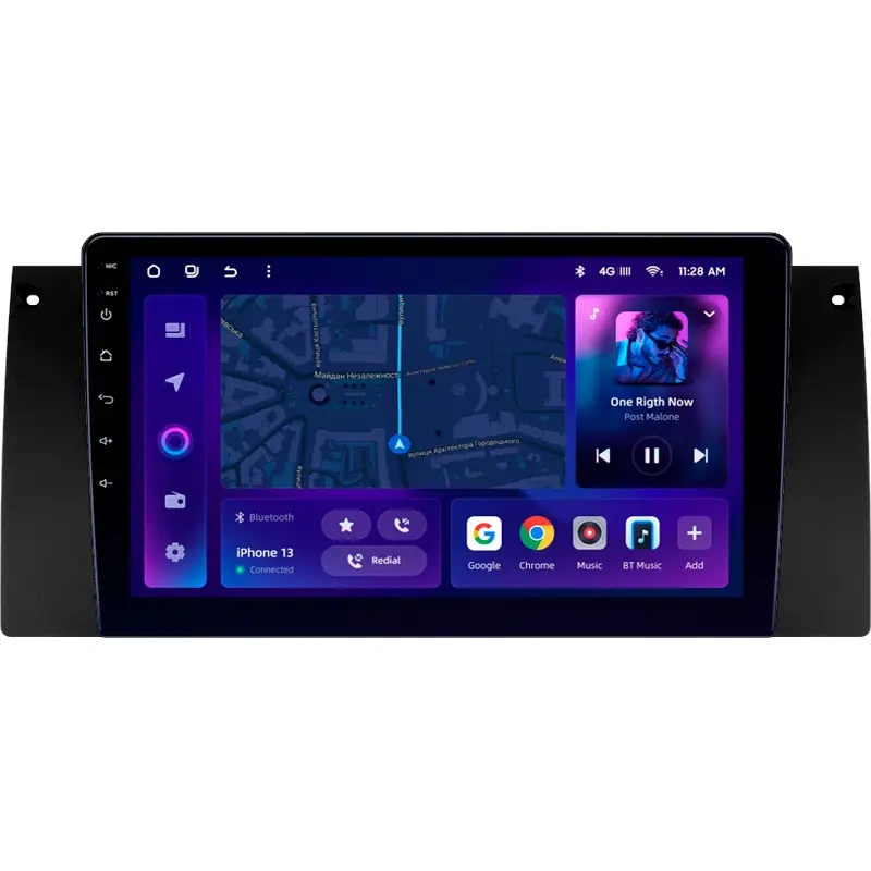 Navigatie Auto MOSS M3 BMW X5 E53 1999-2006 4+32GB 9" QLED Octa-core 2Ghz, Android 4G Bluetooth 5.1 DSP