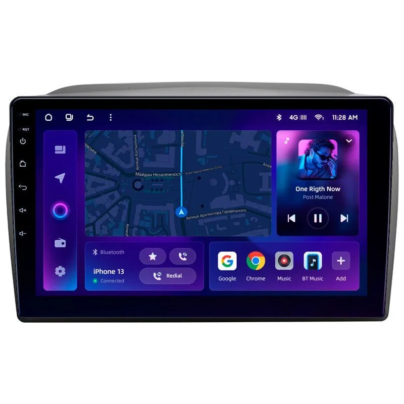 Navigatie Auto MOSS M3 Fiat Doblo 2 2009-2015 4+32GB 9" QLED Octa-core 2Ghz, Android 4G Bluetooth 5.1 DSP