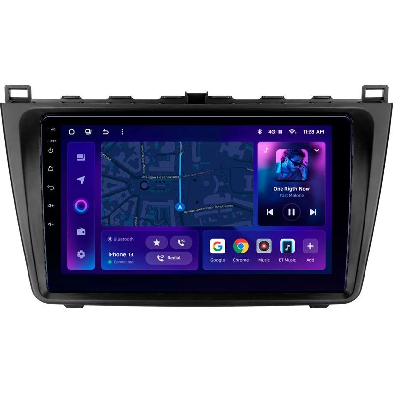 Navigatie Auto MOSS M3 Mazda 6 2007-2012 4+32GB 9" QLED Octa-core 2Ghz, Android 4G Bluetooth 5.1 DSP