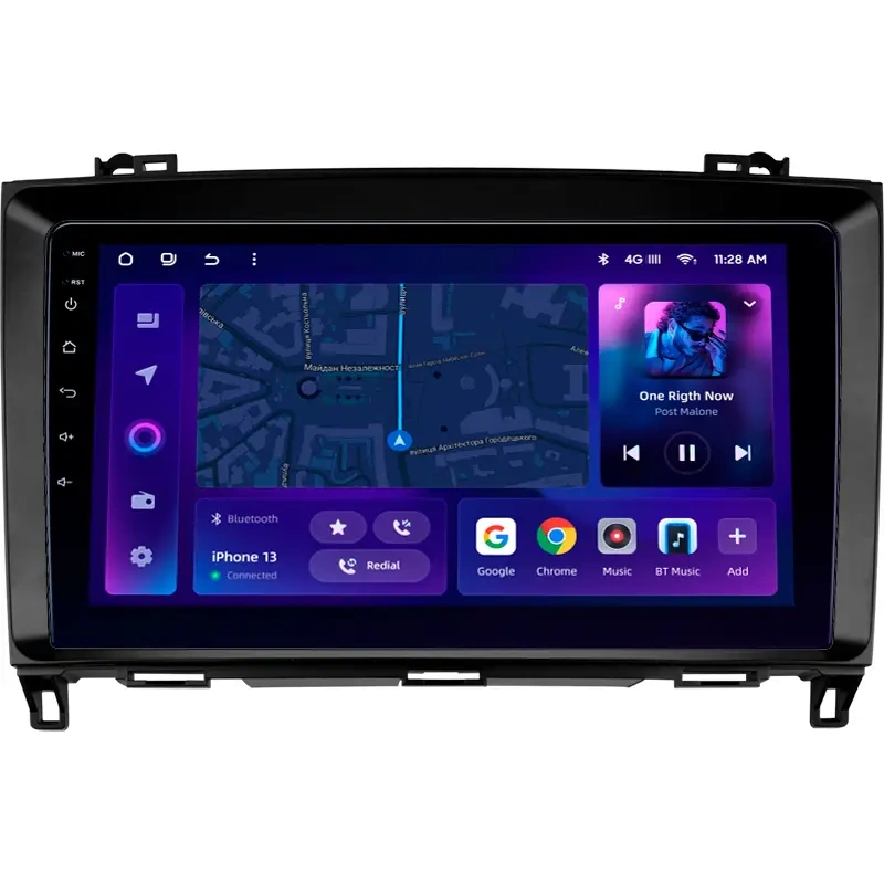 Navigatie Auto MOSS M3 Mercedes-Benz Sprinter 2006-2018 4+32GB 9" QLED Octa-core 2Ghz, Android 4G Bluetooth 5.1 DSP