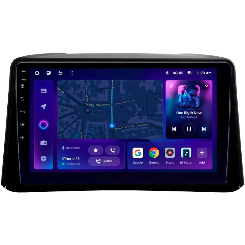 Navigatie Auto MOSS M3 Opel Mokka 2012-2016 4+32GB 9" QLED Octa-core 2Ghz, Android 4G Bluetooth 5.1 DSP